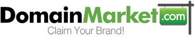 domain market logo premium domain